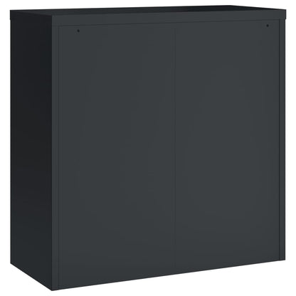 File Cabinet Anthracite 90x40x90 cm Steel