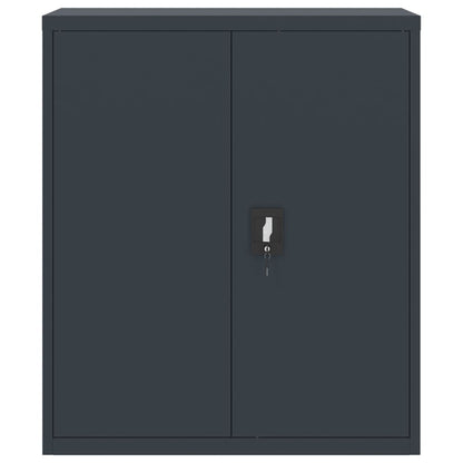 File Cabinet Anthracite 90x40x105 cm Steel