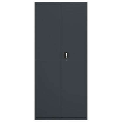 File Cabinet Anthracite 90x40x200 cm Steel