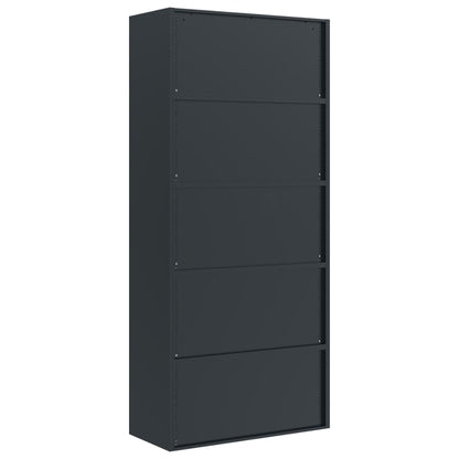 File Cabinet Anthracite 90x40x200 cm Steel