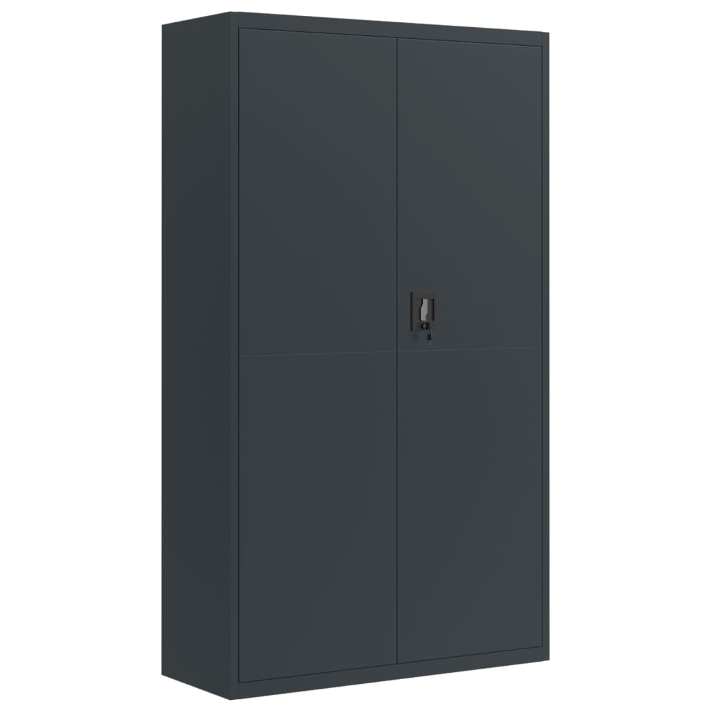 File Cabinet Anthracite 105x40x180 cm Steel