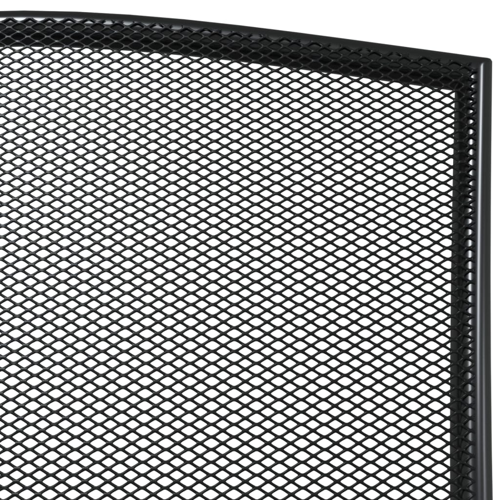 Garden Dining Set | Anthracite | Steel | 3 Piece Set | Stackable