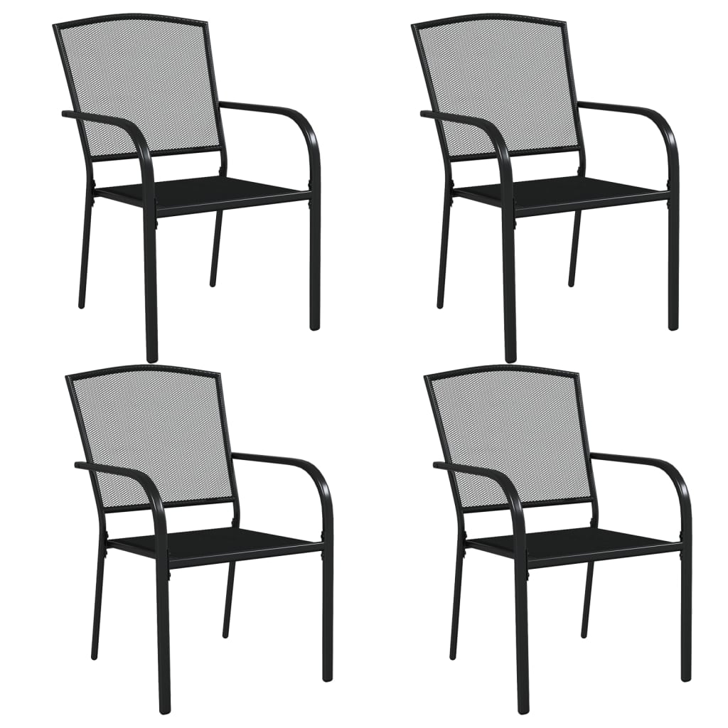 Garden Dining Set | Anthracite | Steel (e-coated and powder-coated)