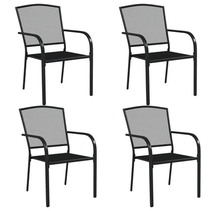 Garden Dining Set | Anthracite | Steel (e-coated and powder-coated)