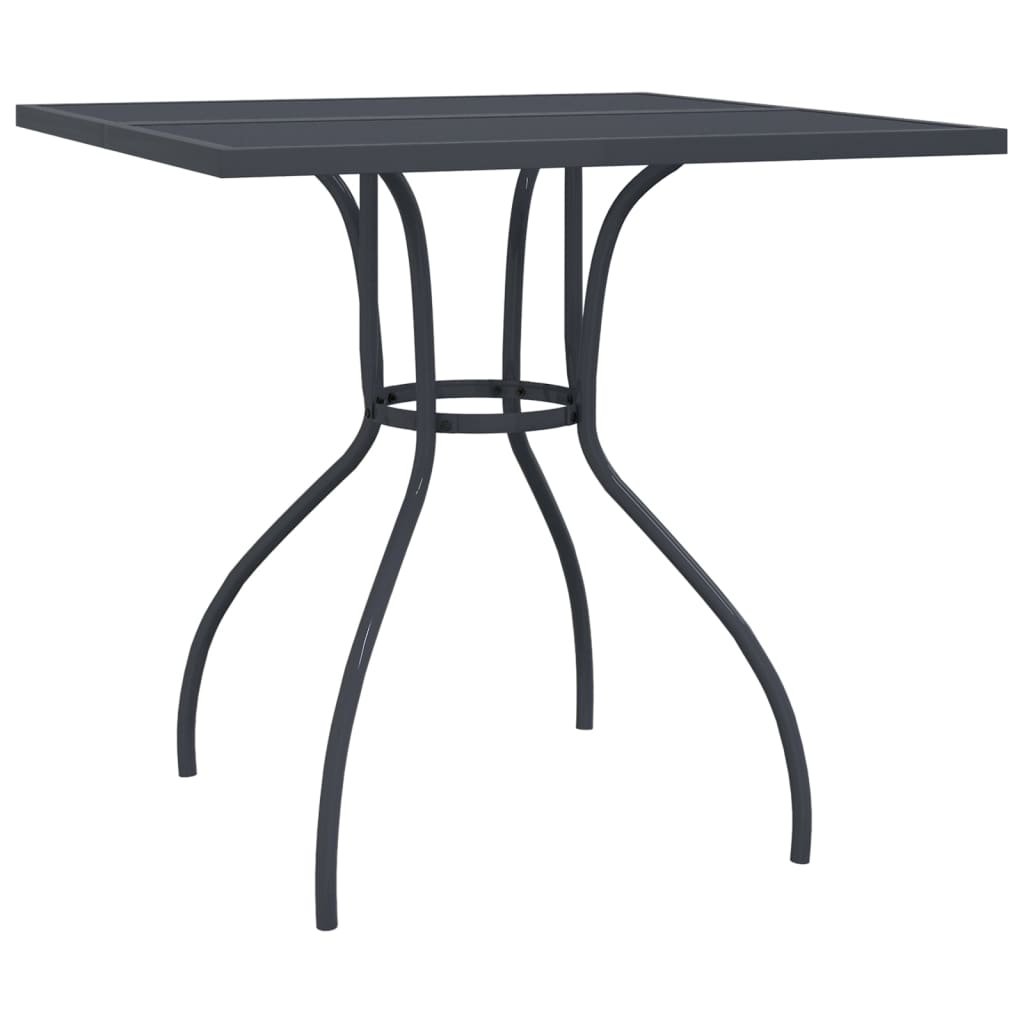 Garden Dining Set | Anthracite | Steel (e-coated and powder-coated)