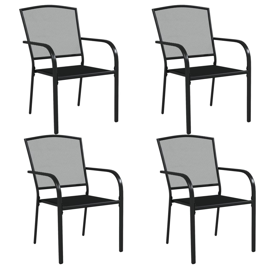 Garden Dining Set | Anthracite | Steel (e-coated and powder-coated)
