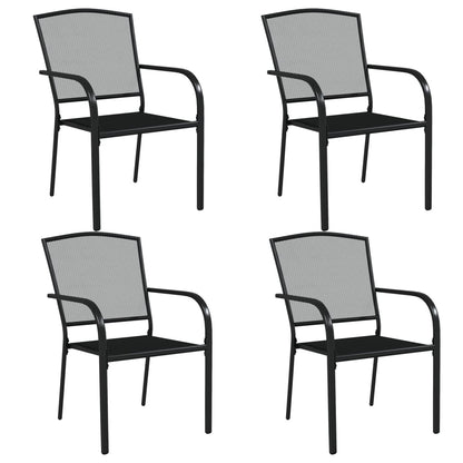 Garden Dining Set | Anthracite | Steel (e-coated and powder-coated)
