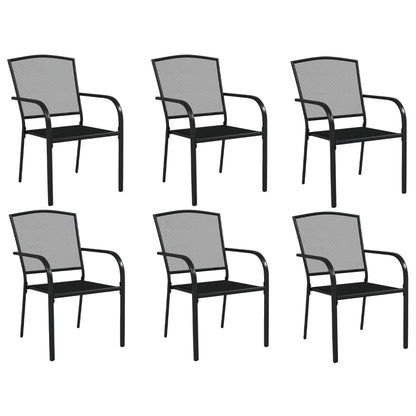 Garden Dining Set | Anthracite | Steel | Medium | Stackable