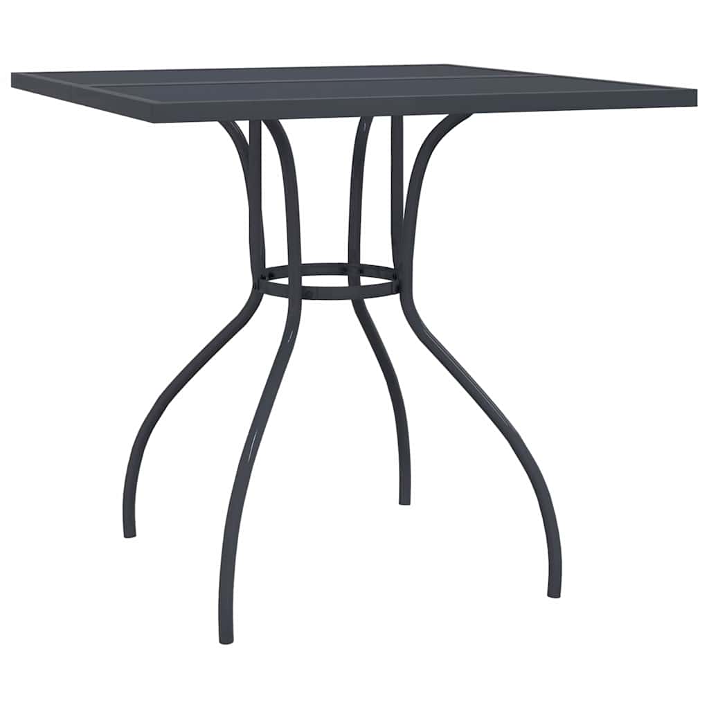 Garden Dining Set | Anthracite | Steel | Medium | Foldable