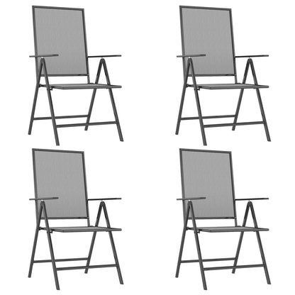 Garden Dining Set | Anthracite | Steel | Medium | Foldable
