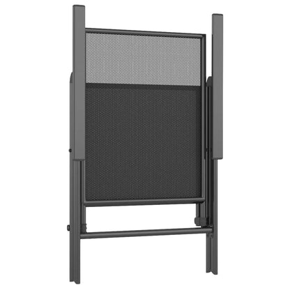 Garden Dining Set | Anthracite | Steel | Large |  Foldable