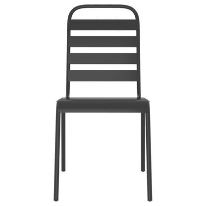 Garden Dining Set | Anthracite | Steel | Medium | Stackable