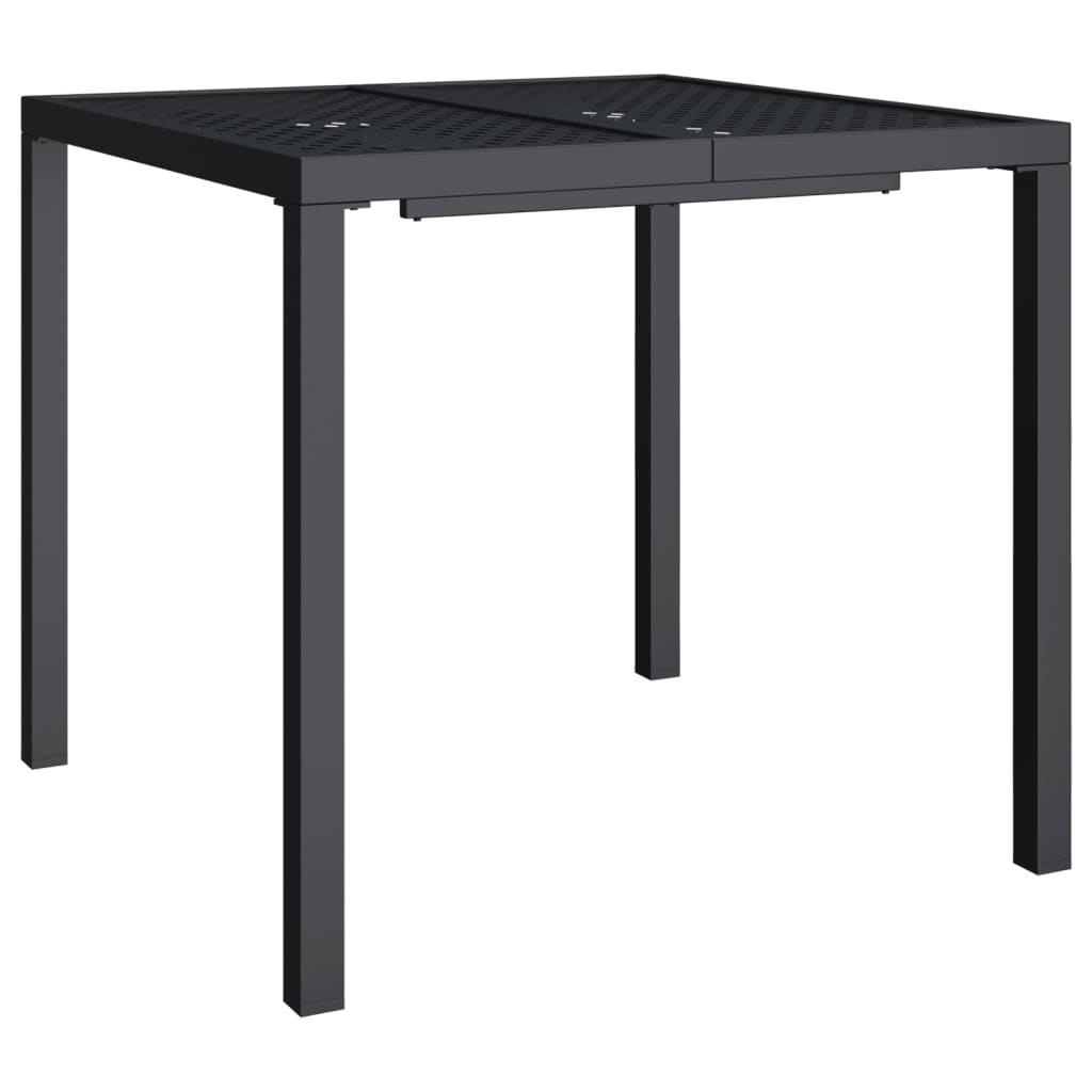 Garden Dining Set | Anthracite | Powder-Coated Steel | 3 Piece Set