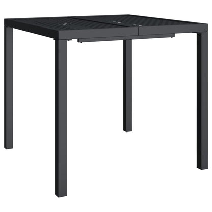 Garden Dining Set | Anthracite | Powder-Coated Steel | 3 Piece Set