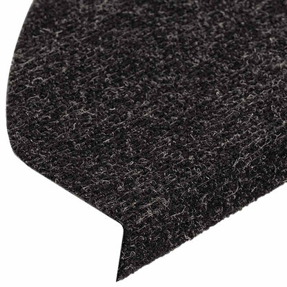 Stair Mats Self-adhesive 10 pcs Anthracite 65x22.5x3.5 cm