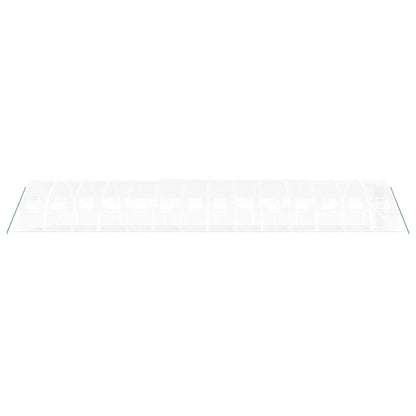 Greenhouse with Steel Frame White 56 m² 14x4x2 m