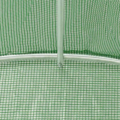 Greenhouse with Steel Frame Green 70 m² 14x5x2.3 m