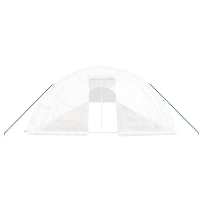 Greenhouse with Steel Frame White 120 m² 24x5x2.3 m