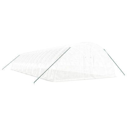 Greenhouse with Steel Frame White 96 m² 16x6x2.85 m