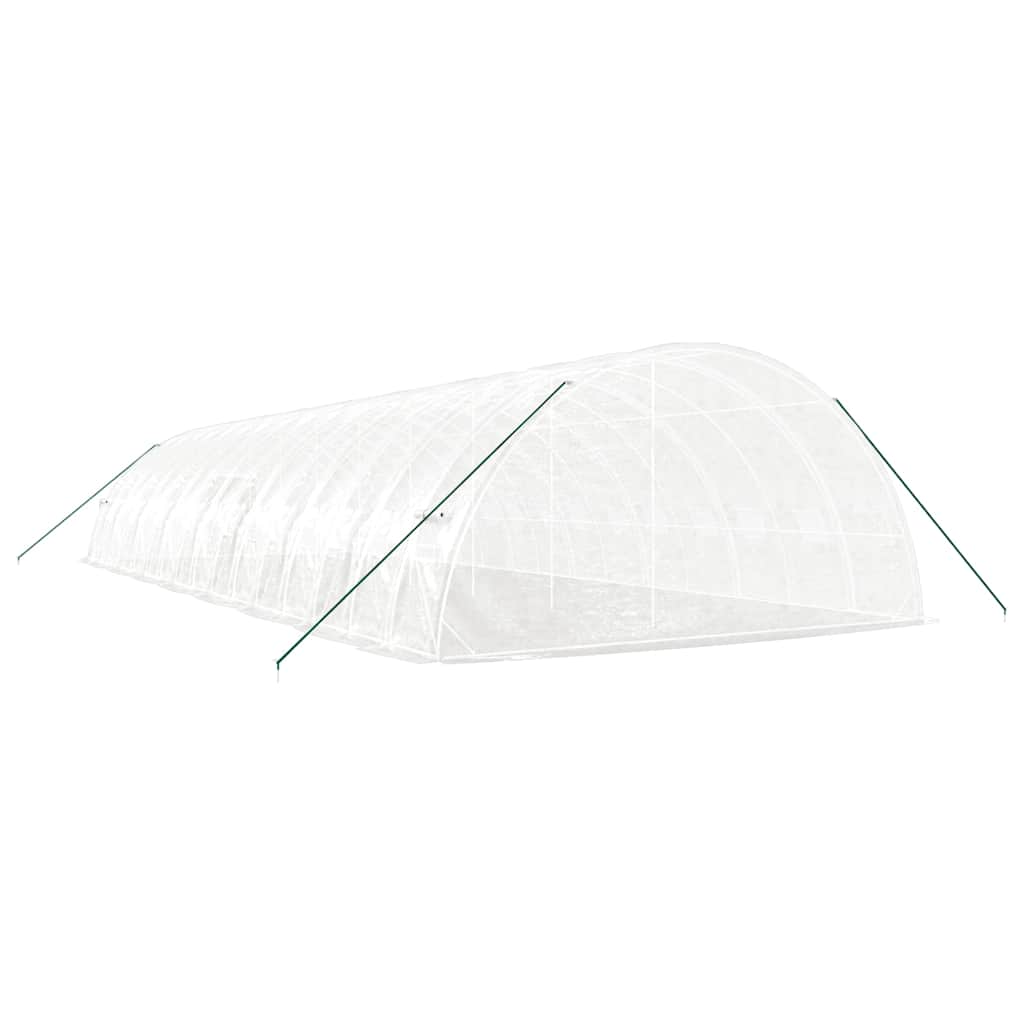 Greenhouse with Steel Frame White 96 m² 16x6x2.85 m