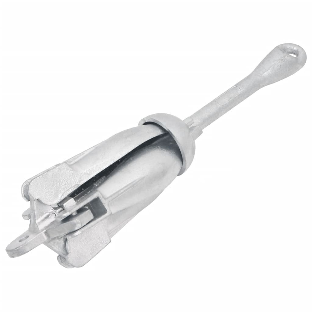 Folding Anchor with Rope Silver 6 kg
