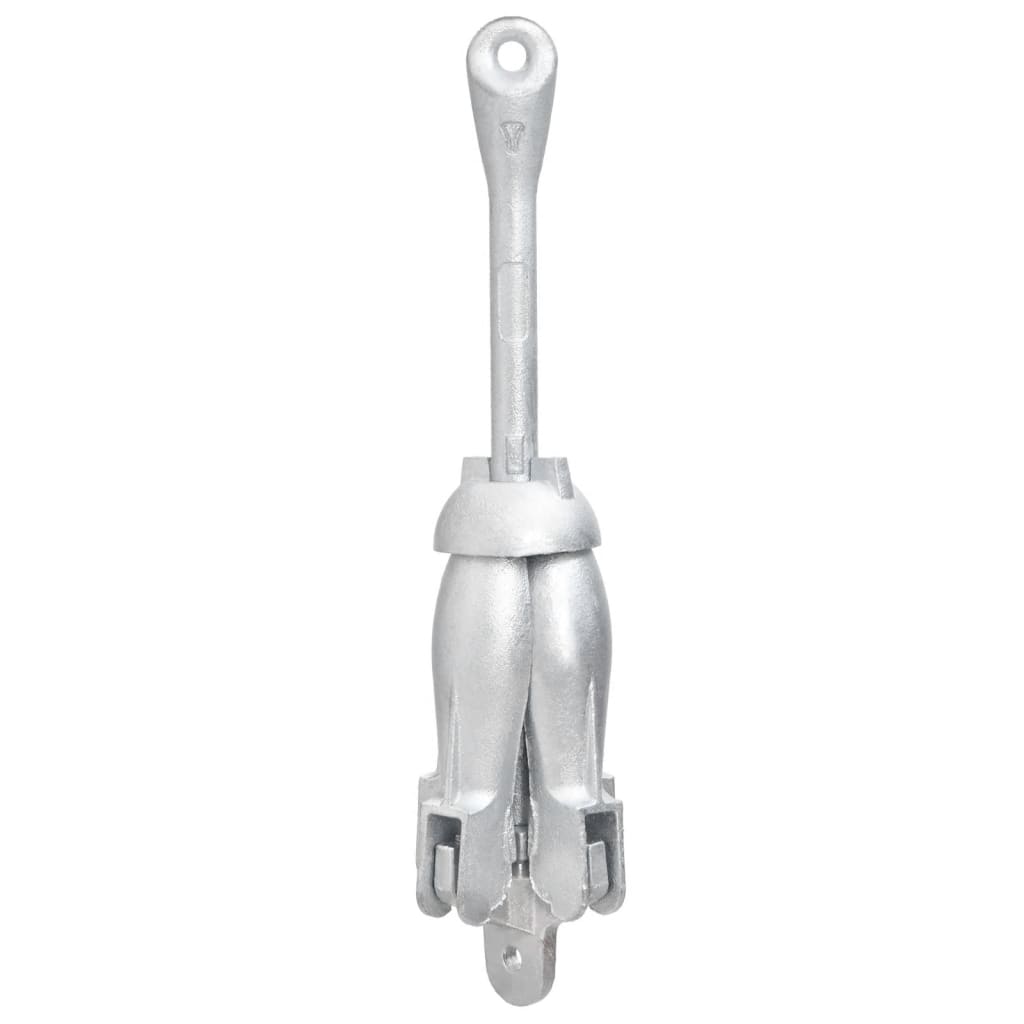 Folding Anchor with Rope Silver 6 kg