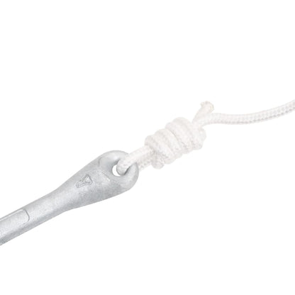 Folding Anchor with Rope Silver 8 kg