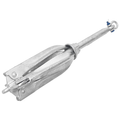 Folding Anchor with Rope Silver 10 kg