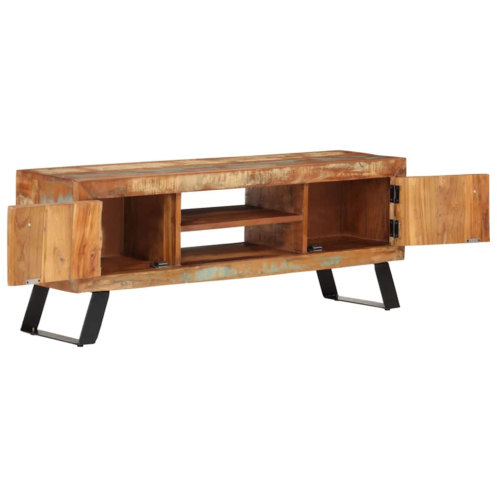 TV Cabinet 112x30x45 cm Solid Wood Reclaimed
