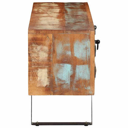 TV Cabinet 112x30x45 cm Solid Wood Reclaimed