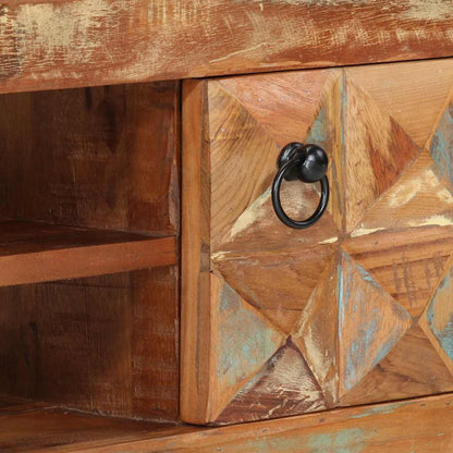 TV Cabinet 112x30x45 cm Solid Wood Reclaimed