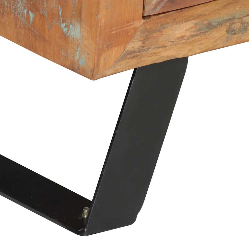 TV Cabinet 112x30x45 cm Solid Wood Reclaimed