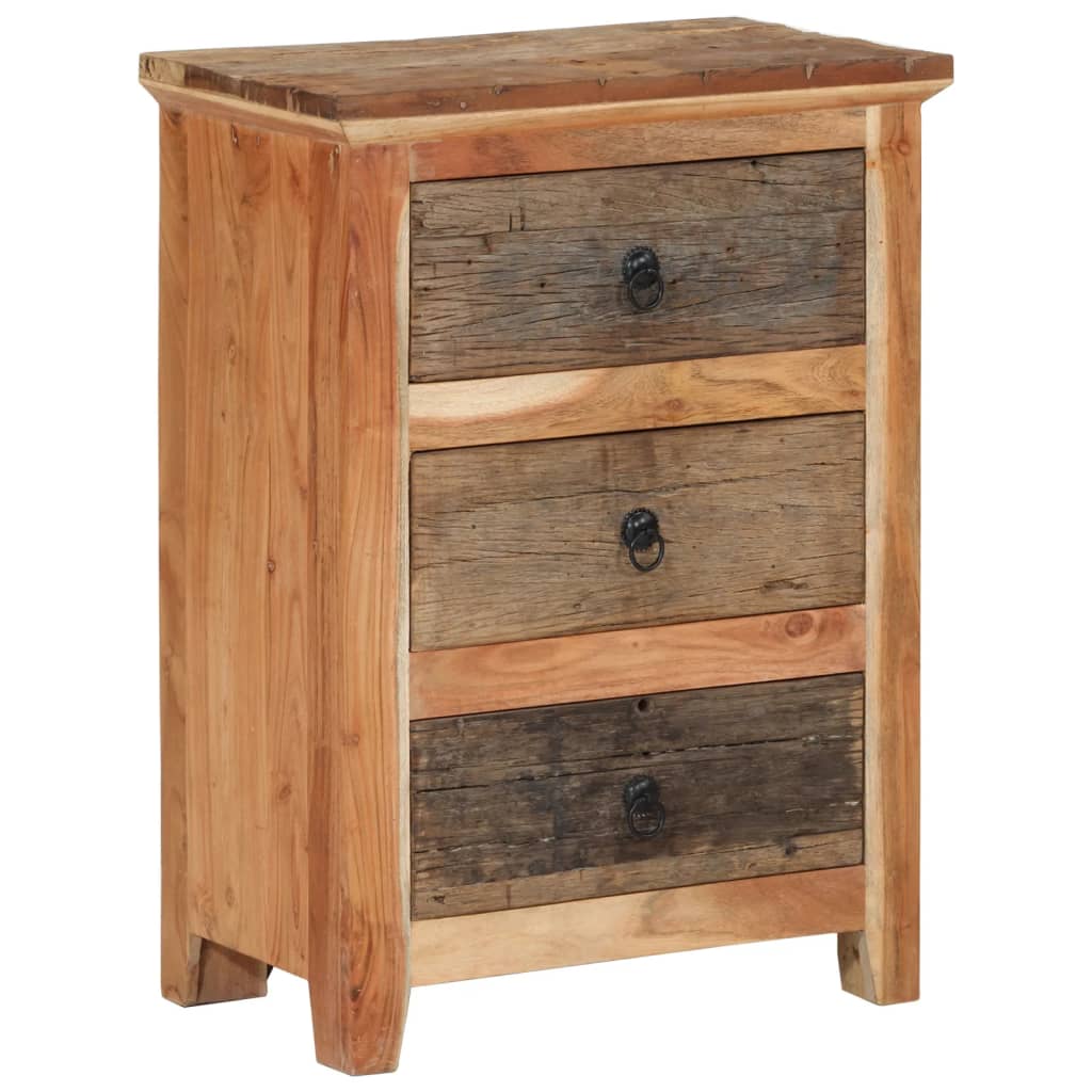Side Cabinet 55x33x75 cm Solid Wood Acacia