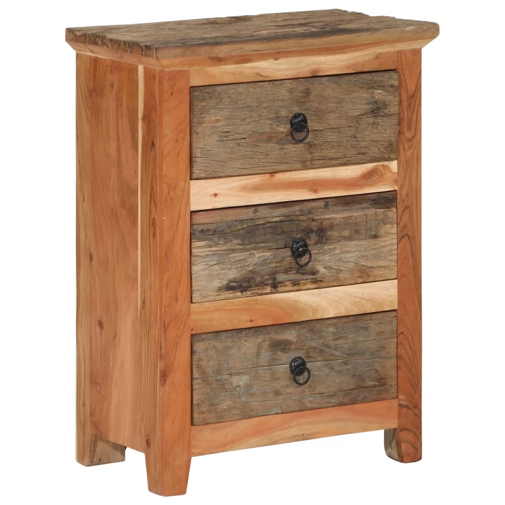 Side Cabinet 55x33x75 cm Solid Wood Acacia