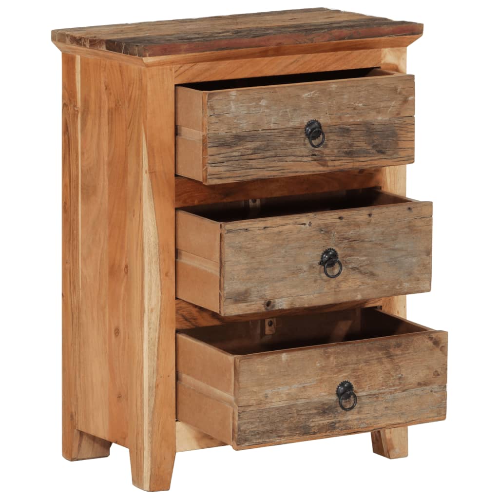 Side Cabinet 55x33x75 cm Solid Wood Acacia