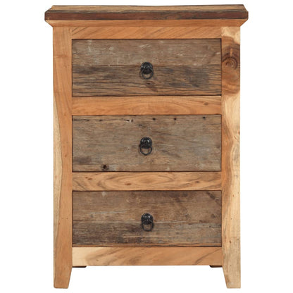 Side Cabinet 55x33x75 cm Solid Wood Acacia