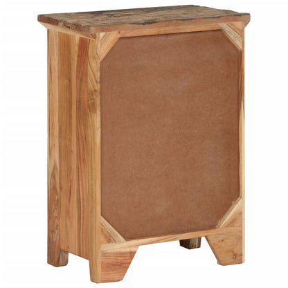 Side Cabinet 55x33x75 cm Solid Wood Acacia