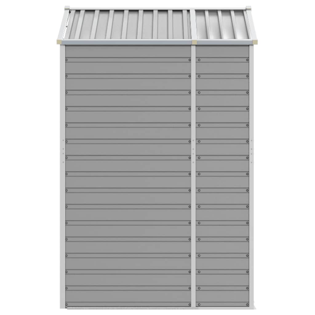 Garden Shed | Light grey | Galvanised steel | 191x130x198 cm