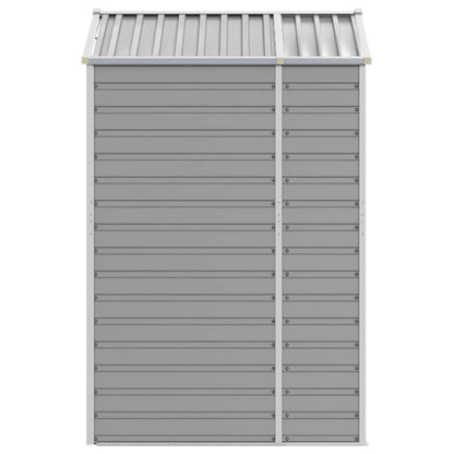 Garden Shed | Light grey | Galvanised steel | 191x130x198 cm