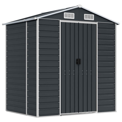 Garden Shed | Anthracite | Galvanised Steel | 191x130x198 cm