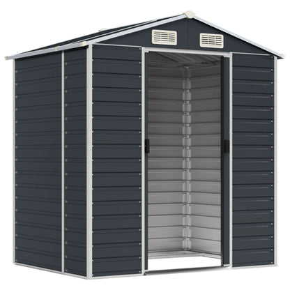 Garden Shed | Anthracite | Galvanised Steel | 191x130x198 cm