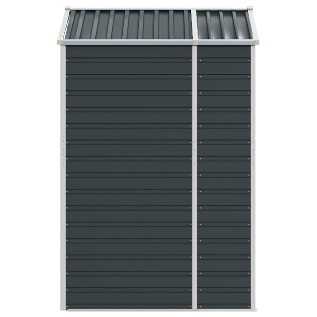 Garden Shed | Anthracite | Galvanised Steel | 191x130x198 cm