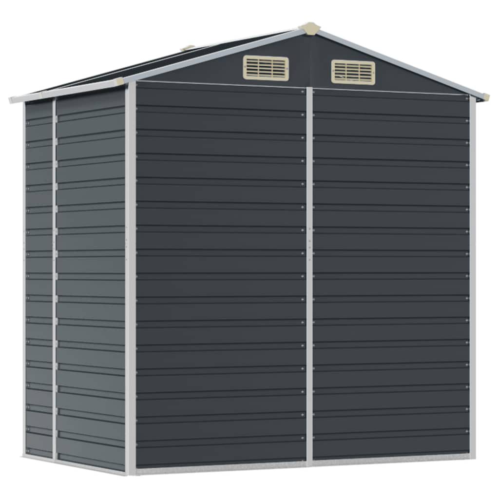 Garden Shed | Anthracite | Galvanised Steel | 191x130x198 cm