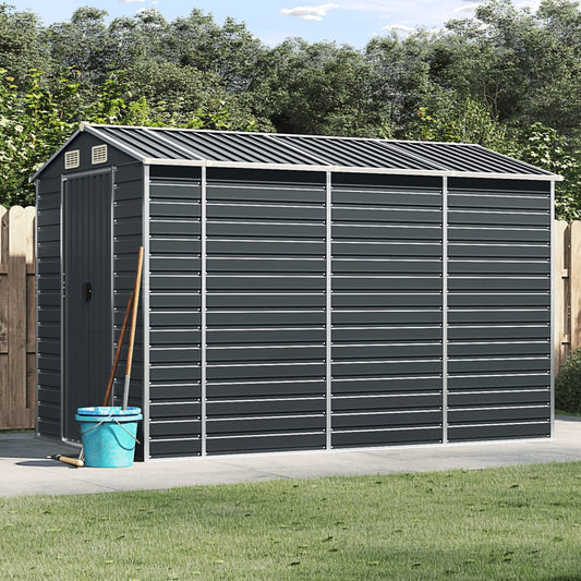Garden Shed | Anthracite | Galvanised Steel | Large | Garden Shed