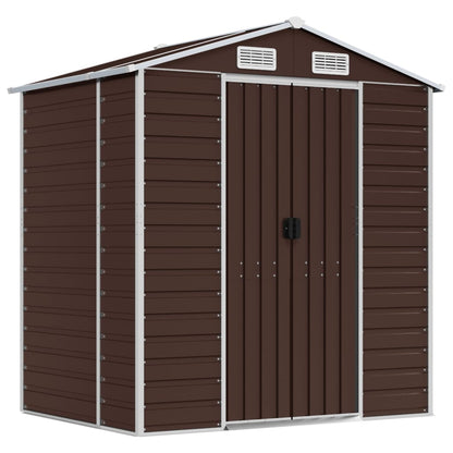 Garden Shed | Brown | Galvanised Steel | Medium | Garden Shed