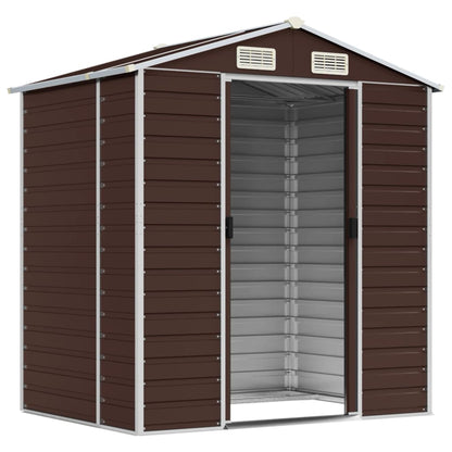 Garden Shed | Brown | Galvanised Steel | Medium | Garden Shed