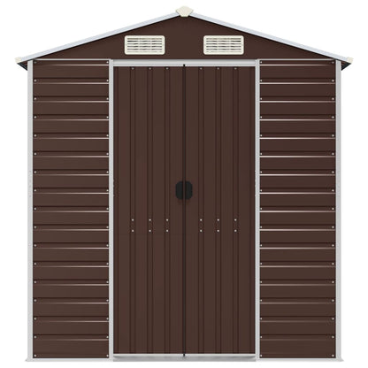 Garden Shed | Brown | Galvanised Steel | Medium | Garden Shed