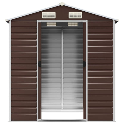 Garden Shed | Brown | Galvanised Steel | Medium | Garden Shed