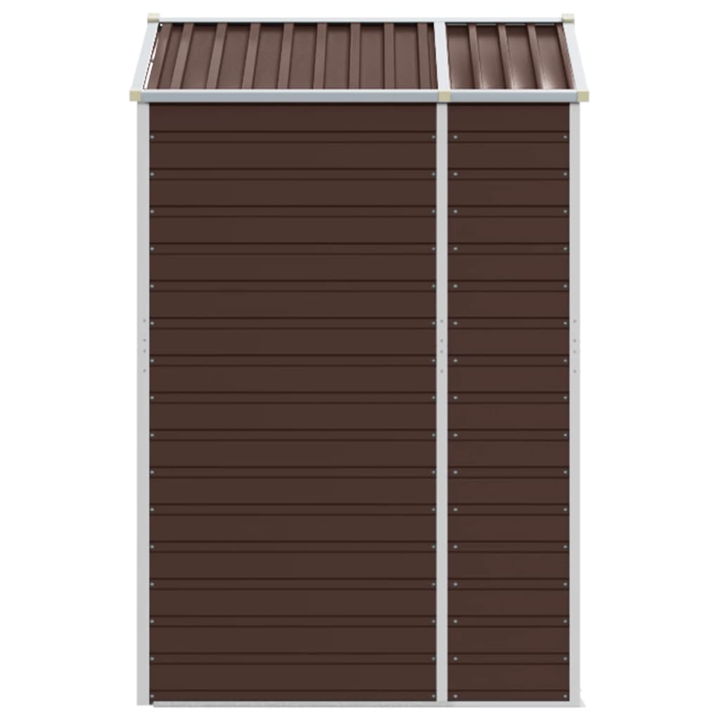 Garden Shed | Brown | Galvanised Steel | Medium | Garden Shed