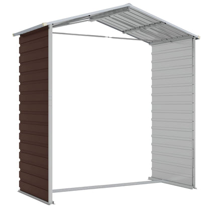 Garden Shed | Brown | Galvanised Steel | Medium | Garden Shed